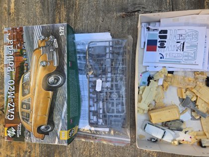 GAZ-M20 Pobeda, skala 1:72 (Military Wheels, nr 7248)