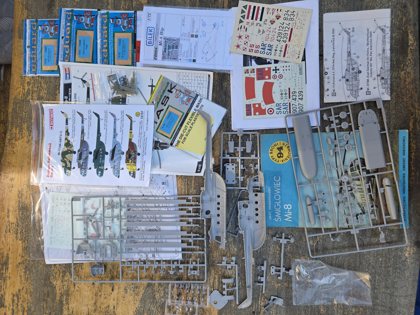 Zestaw akcesoriow do smiglowca Mi-8/Mi-17 (HobbyBoss + Eduard + Bilek + Techmod + TASK)