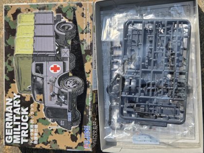 Fujimi German Military Truck (wersja sanitarna), 1:72