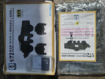 S-Model BRDM-2 Armoured Scout Car (Late Production), PS720023, 1/72