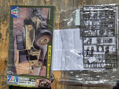 Italeri Dodge WC-51, No. 7010, 1:72