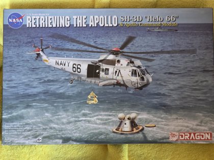 Dragon Sea King "Helo 66" - Retrieving the Apollo (SH-3D + kapsuła Apollo), 1:72